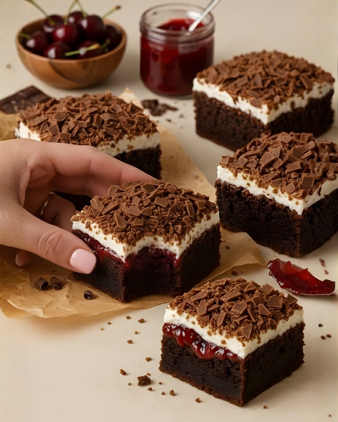 Black Forest Brownie