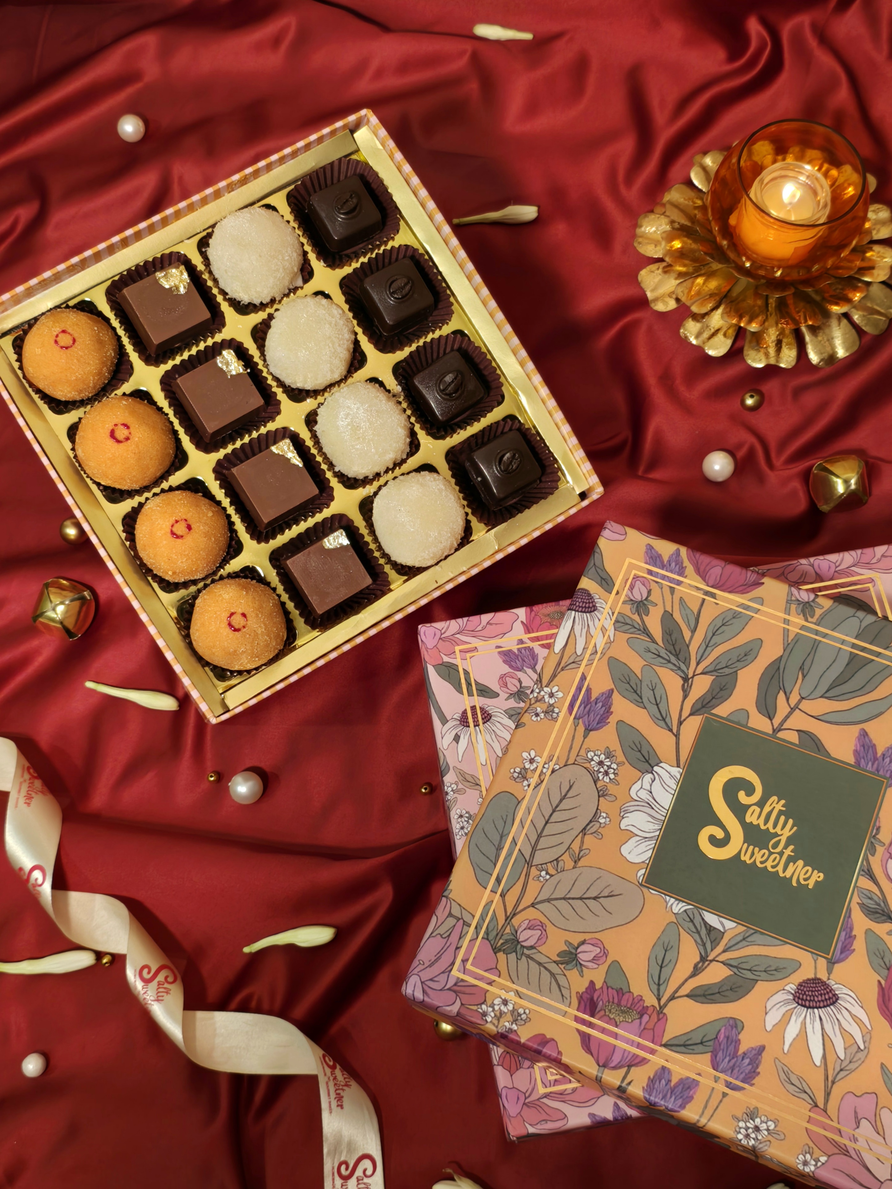Luxury Silk Mithai Gifting Box
