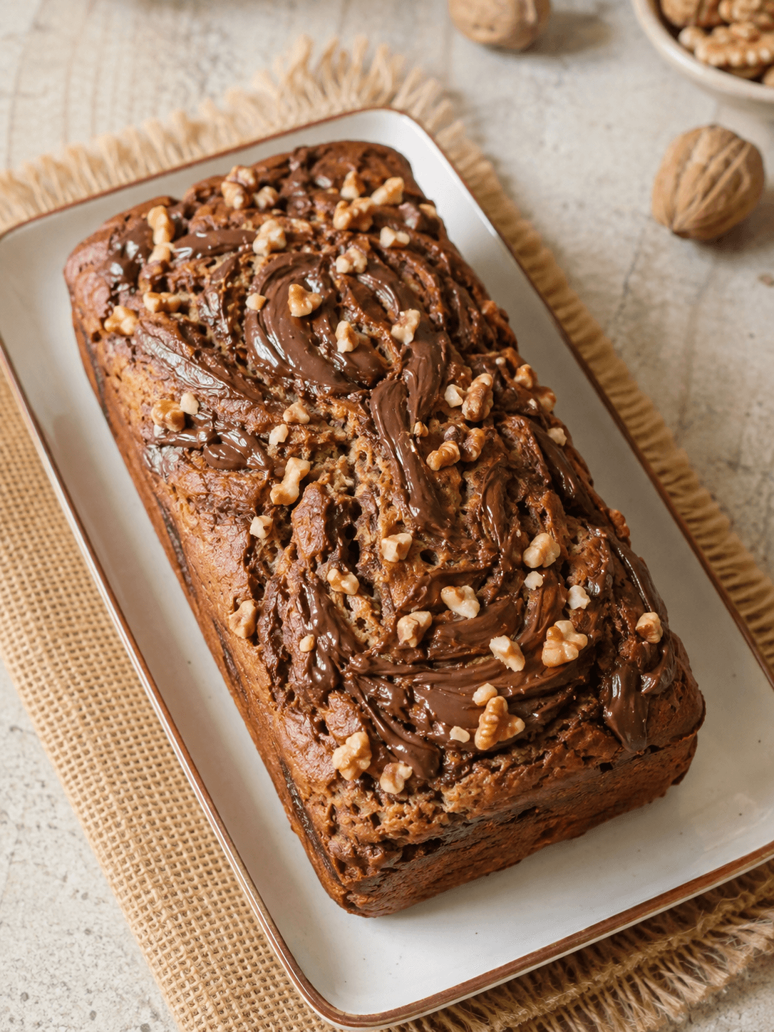 Banana Nutella Walnut